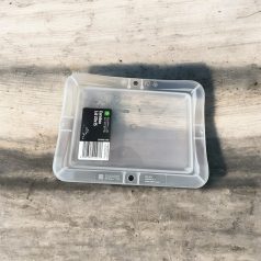 Rákattintható fedél 200x150 mm Basicline, Átlátszó