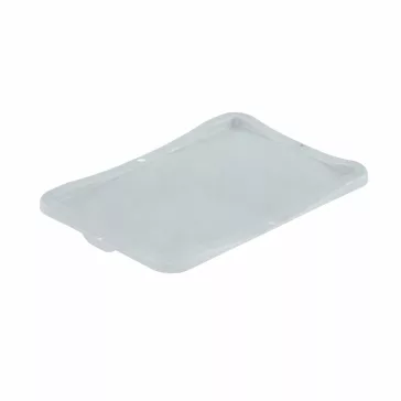 Rákattintható fedél 300x200 mm Basicline, Szürke