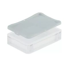 Rákattintható fedél 300x200 mm Basicline, Szürke