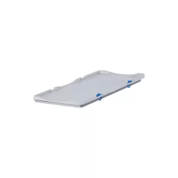   Csuklós fedél 300x200 mm Basicline, rögzítő alkatrészekkel, Átlátszó