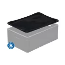 Fedél 600x400 mm Basicline, Fekete