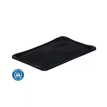 Fedél 400x300 mm Basicline, Fekete