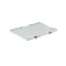 Csuklós fedél 400x300 mm Basicline, rögzítő alkatrészekkel, Szürke