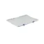 Csuklós fedél 400x300 mm Basicline, rögzítő alkatrészekkel, Szürke