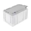 Csuklós fedél 600x400 mm Silverline, Szürke