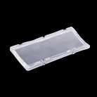 Csuklós fedél 400x300 mm Basicline, rögzítő alkatrészekkel, Átlátszó