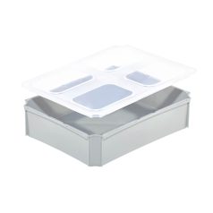 Fedél 1/2-os dobozra, Átlátszó