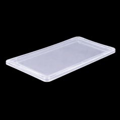 Fedél 600x400 mm Basicline, Átlátszó