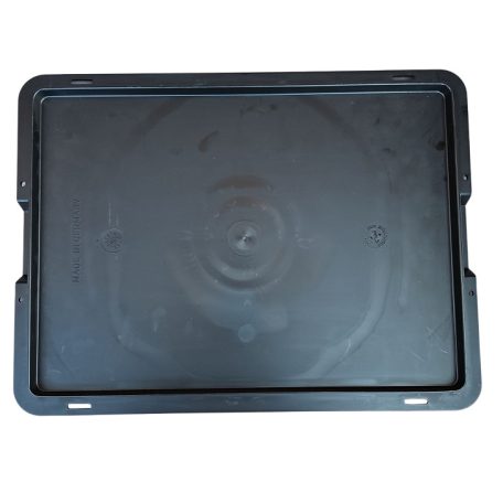 Zárófedél EF-D 43 fekete, PPL, 400 x 300 mm