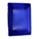 Ssi Schäfer Egymásra rakható szállítódoboz fedéllel, kék