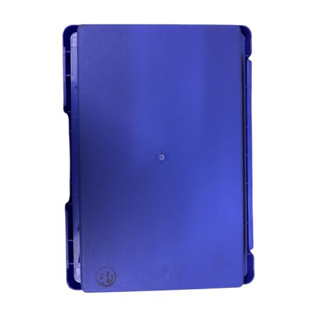 Ssi Schäfer Egymásra rakható szállítódoboz fedéllel, kék