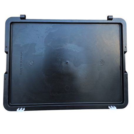 Zárófedél EF-D 43 S fekete, PPL, 400 x 300 mm