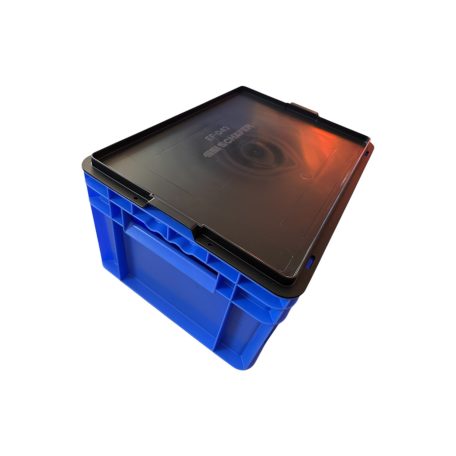 Zárófedél EF-D 43 S fekete, PPL, 400 x 300 mm