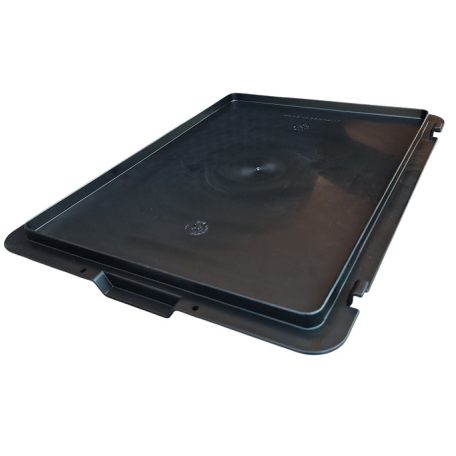 Zárófedél EF-D 43 H fekete, PPL, 400 x 300 mm