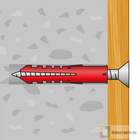 Tipli + csavar - 8 x 40 mm - 15 db / csomag