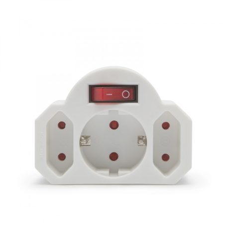 3-as fali elosztó - kapcsolóval