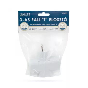 3-as fali "T" elosztó