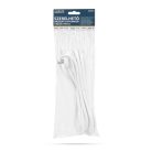 Hálózati szerelhető tápkábel dugóval - 5 m kábellel - 3 x 1,5 mm² - fehér 