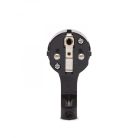 Lengő dugó 250V~50Hz / 16A fekete 90°-os