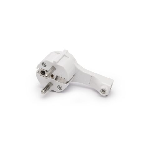 Lengő dugó 250V~50Hz / 16A fehér 90°-os