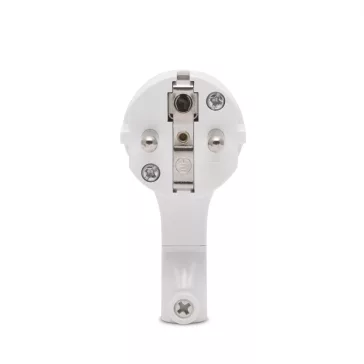 Lengő dugó 250V~50Hz / 16A fehér 90°-os