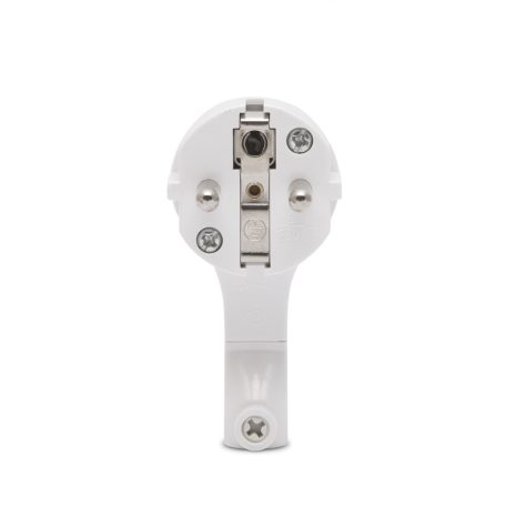 Lengő dugó 250V~50Hz / 16A fehér 90°-os
