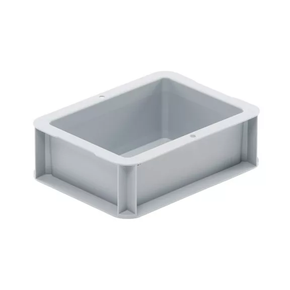 Basicline Euro láda 200x150x70 mm, alja és oldala zárt, Szürke Basicline Euro láda 200x150x70 mm, alja és oldala zárt, Szürke