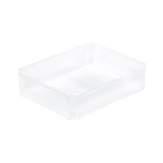 Betétdoboz Euronorm konténerekhez, 1/2-es, átlátszó