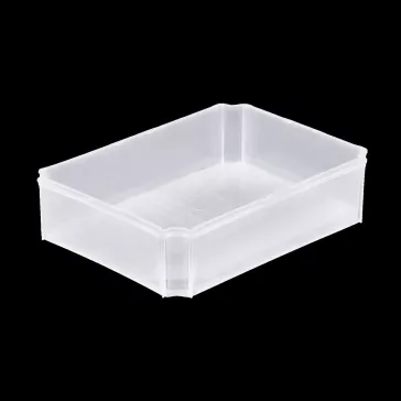 Betétdoboz Euronorm konténerekhez, 1/2-es, átlátszó
