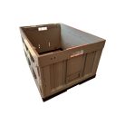 Összecsukható rátétkeret FR 840, PP, szürke - Méret 800 X 600 X 450 mm - 2. osztályú