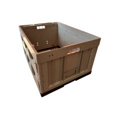   Összecsukható rátétkeret FR 840, PP, szürke - Méret 800 X 600 X 450 mm - 2. osztályú