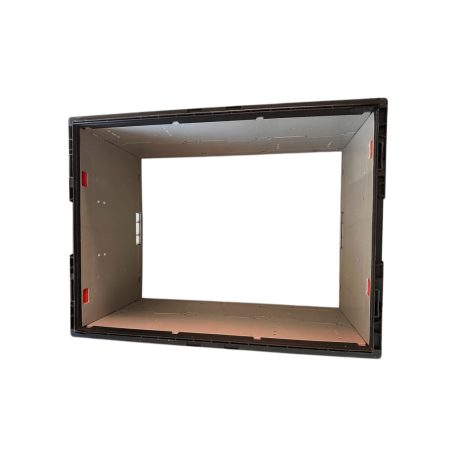 Összecsukható rátétkeret FR 840, PP, szürke - Méret 800 X 600 X 450 mm - 2. osztályú