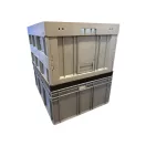 Összecsukható rátétkeret FR 840, PP, szürke - Méret 800 X 600 X 450 mm - 2. osztályú