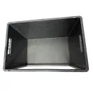 ESD SSi Schäfer Ef 6420 Fekete nyitott oldalú Euro láda A7 PPL - Méret 600 X 400 X 420 mm 