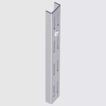 Element System Falsín 1000 mm Kétlyuksoros, Alu/Ezüst