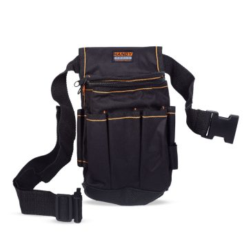   Multifunkciós szerszámtartó öv - 15 x 20 x 10 cm - fekete