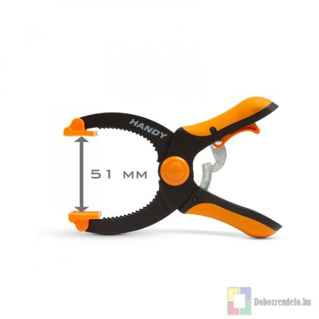 Szorító csipesz - 2" / 51 mm - 170 x 57 mm - 2 db