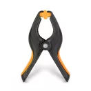 Szorító csipesz - 2" / 55 mm - 160 x 115 mm - műanyag - fekete / narancssárga