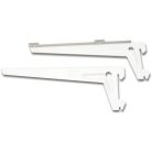 Element System Szögkonzol Párban Fehér 18 cm