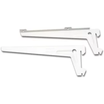 Element System Szögkonzol Párban Fehér 38 cm
