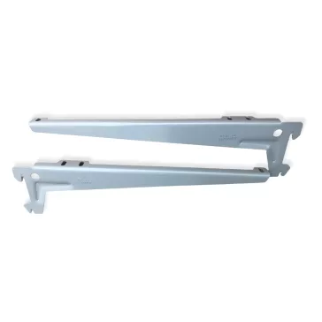 Element System Szögkonzol Párban Ezüst-Alu 38cm