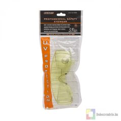 Védőszemüveg UV védelemmel sárga