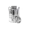 Inox kanna füles 10 L-es, csappal