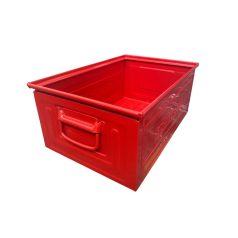 Acél Tárolódoboz 14/6 - 2L, festett piros RAL 3000