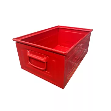 Acél Tárolódoboz 14/6 - 2L, festett piros RAL 3000