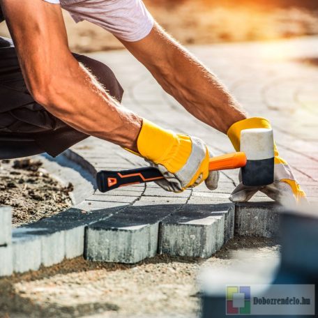 Gumikalapács üvegszálas nyéllel - 450 g