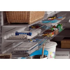 Element System Kihúzható Drótkosár, Alu/Ezüst