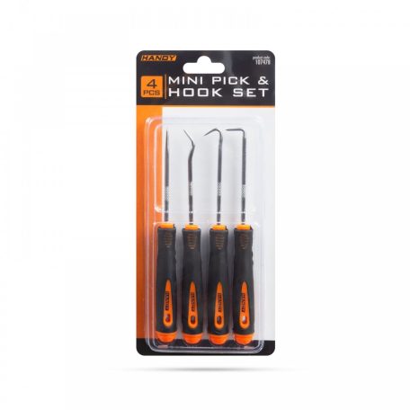 Szerelőkampó és -ár készlet 4 db-os