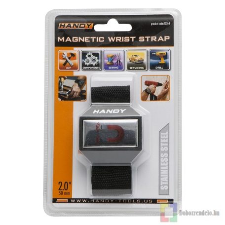 Csuklópánt mágneses tartóval 50 x 25 mm