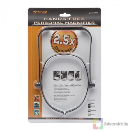 Fejpántos nagyító 2,5 x nagyítás